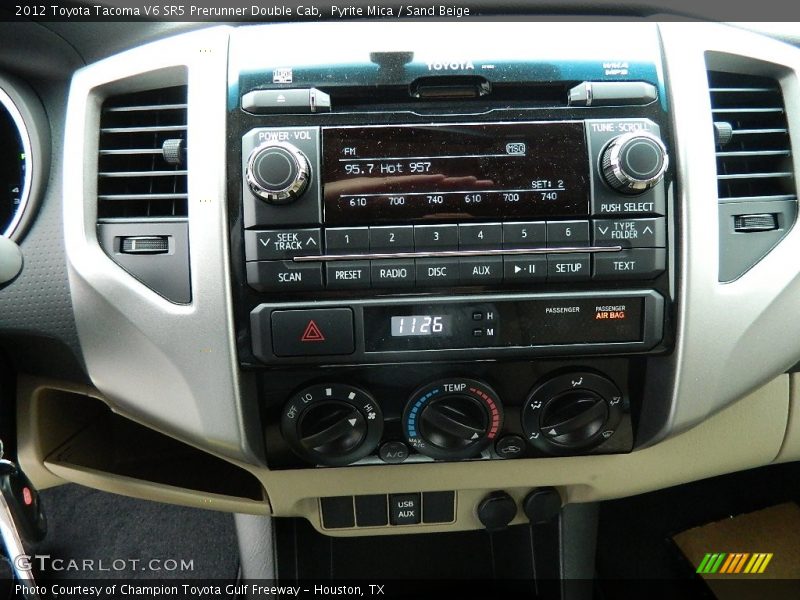 Pyrite Mica / Sand Beige 2012 Toyota Tacoma V6 SR5 Prerunner Double Cab