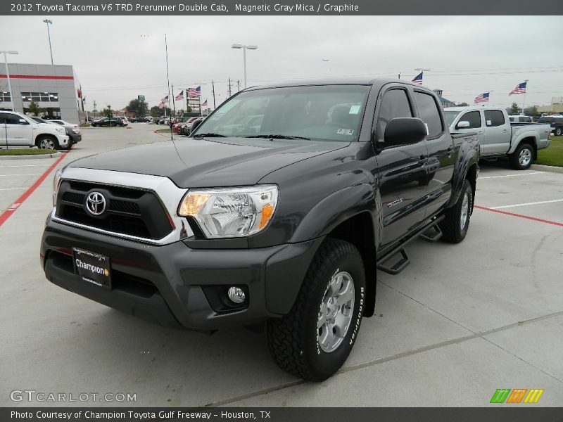 Magnetic Gray Mica / Graphite 2012 Toyota Tacoma V6 TRD Prerunner Double Cab