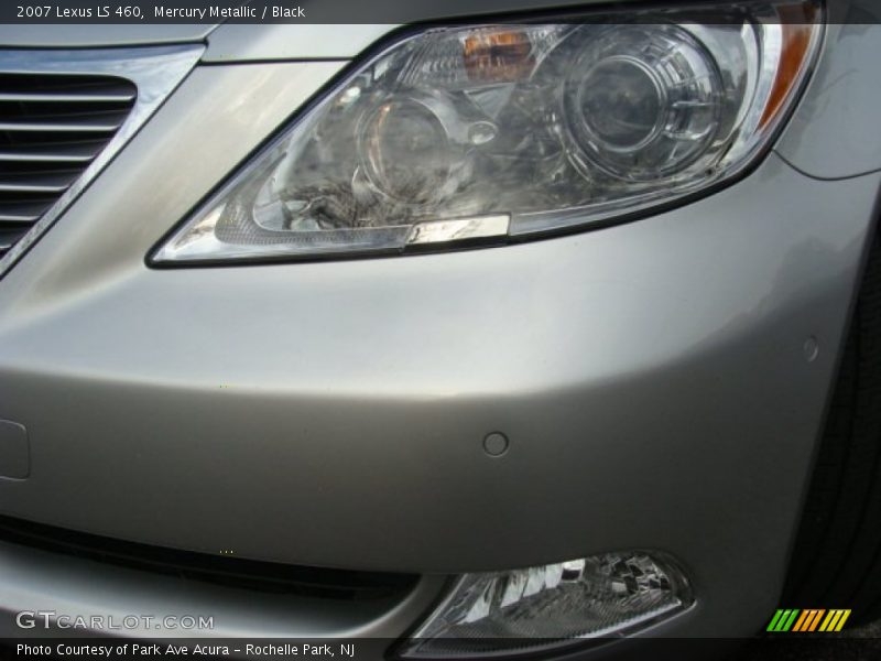 Mercury Metallic / Black 2007 Lexus LS 460