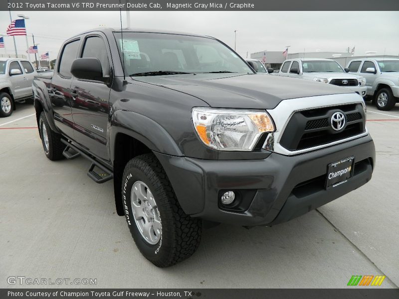 Magnetic Gray Mica / Graphite 2012 Toyota Tacoma V6 TRD Prerunner Double Cab