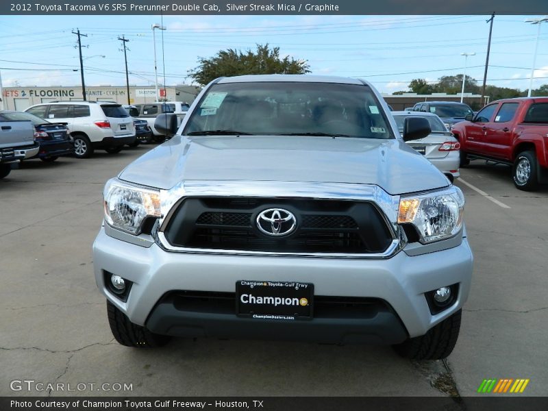 Silver Streak Mica / Graphite 2012 Toyota Tacoma V6 SR5 Prerunner Double Cab