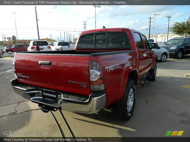 Barcelona Red Metallic / Graphite 2012 Toyota Tacoma V6 TRD Prerunner Double Cab