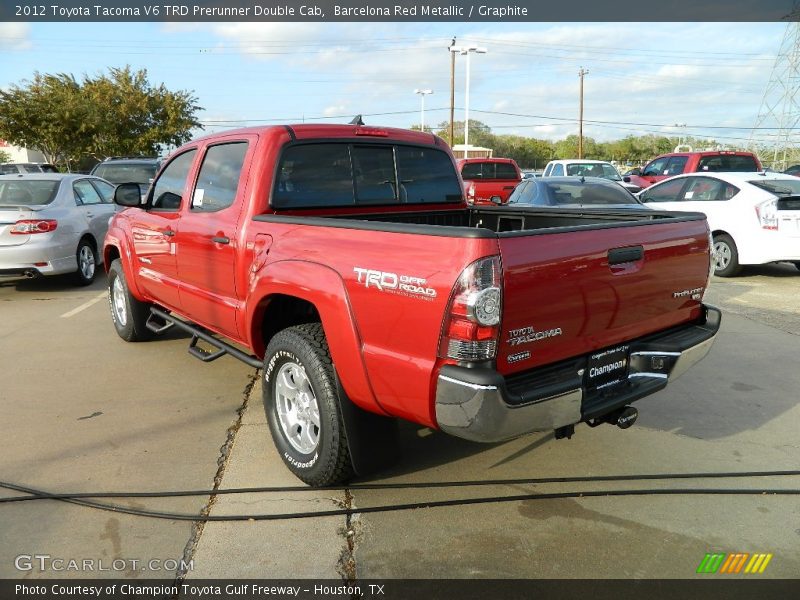Barcelona Red Metallic / Graphite 2012 Toyota Tacoma V6 TRD Prerunner Double Cab