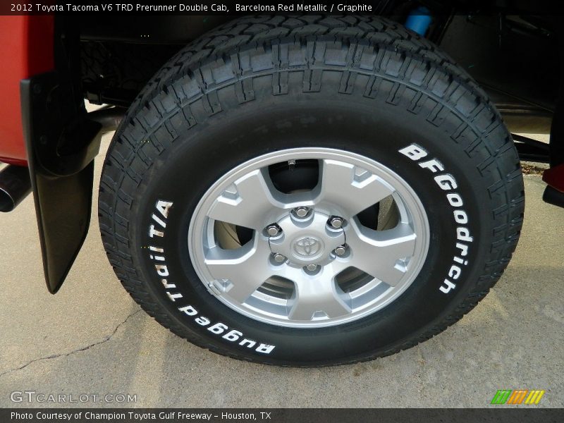Barcelona Red Metallic / Graphite 2012 Toyota Tacoma V6 TRD Prerunner Double Cab