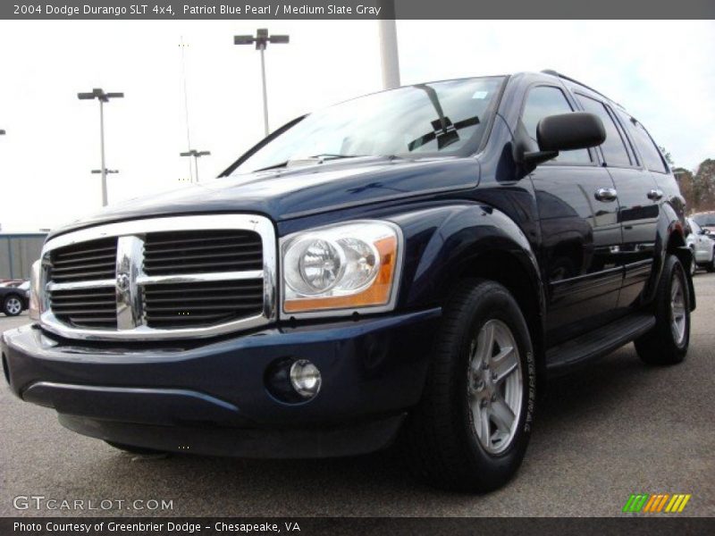Patriot Blue Pearl / Medium Slate Gray 2004 Dodge Durango SLT 4x4