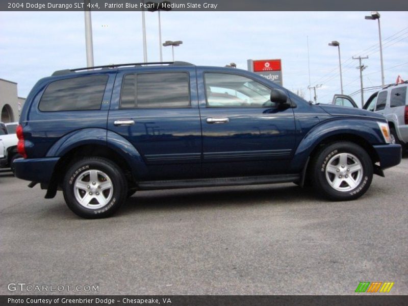 Patriot Blue Pearl / Medium Slate Gray 2004 Dodge Durango SLT 4x4