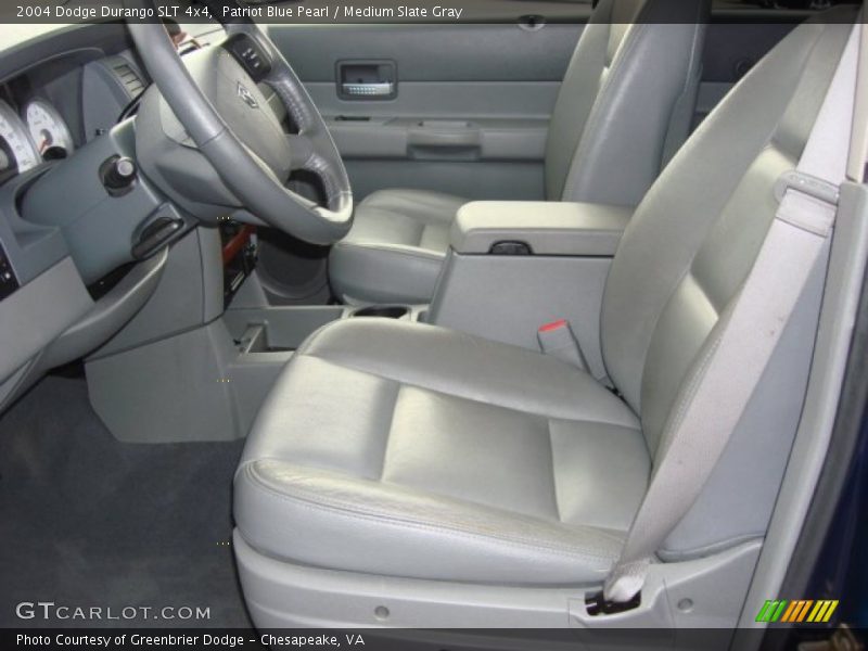 Patriot Blue Pearl / Medium Slate Gray 2004 Dodge Durango SLT 4x4