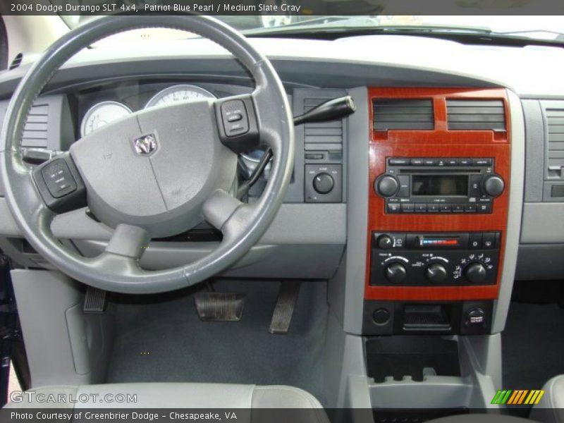 Patriot Blue Pearl / Medium Slate Gray 2004 Dodge Durango SLT 4x4