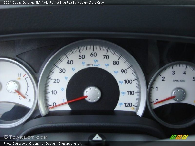 Patriot Blue Pearl / Medium Slate Gray 2004 Dodge Durango SLT 4x4