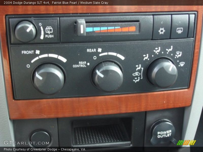 Patriot Blue Pearl / Medium Slate Gray 2004 Dodge Durango SLT 4x4