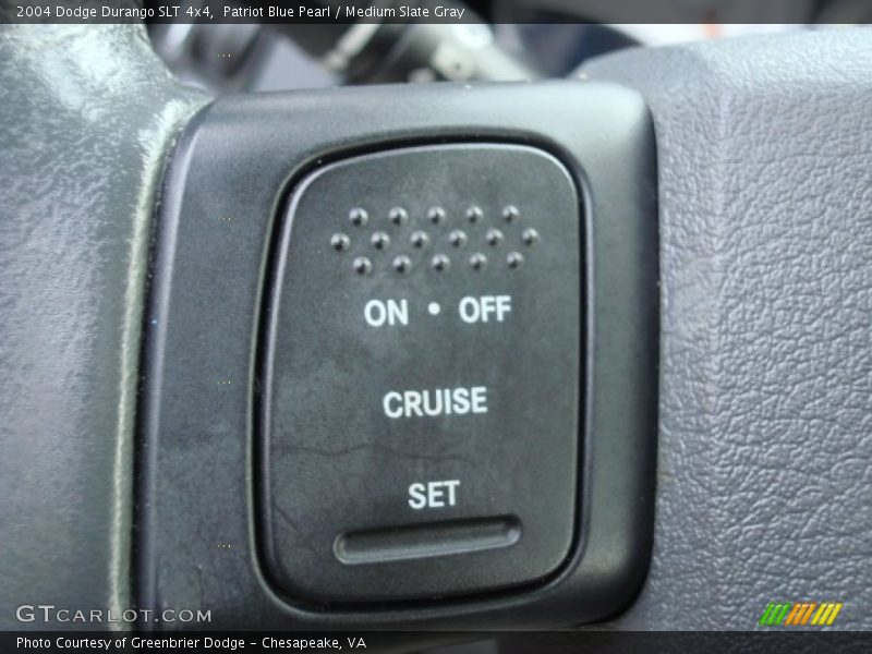 Patriot Blue Pearl / Medium Slate Gray 2004 Dodge Durango SLT 4x4