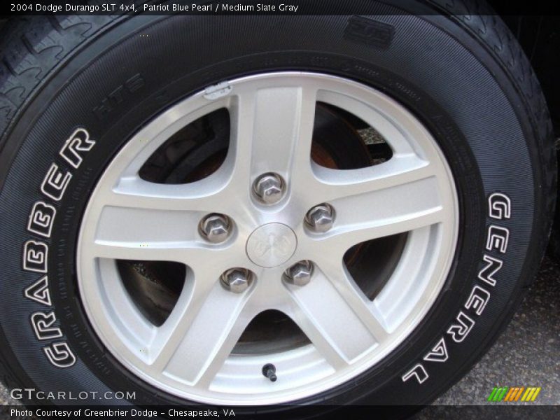Patriot Blue Pearl / Medium Slate Gray 2004 Dodge Durango SLT 4x4