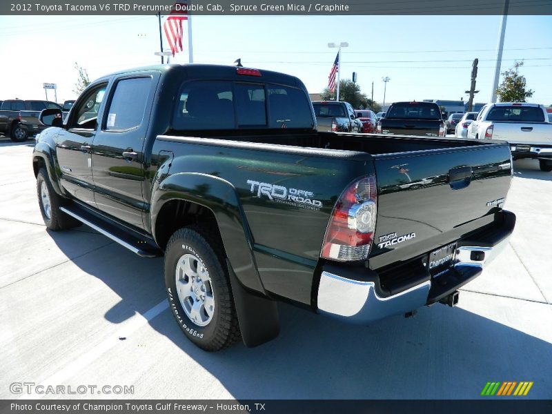 Spruce Green Mica / Graphite 2012 Toyota Tacoma V6 TRD Prerunner Double Cab