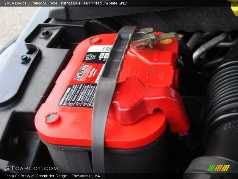 Patriot Blue Pearl / Medium Slate Gray 2004 Dodge Durango SLT 4x4
