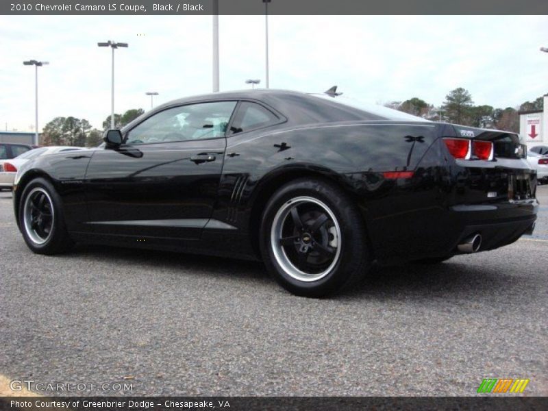 Black / Black 2010 Chevrolet Camaro LS Coupe