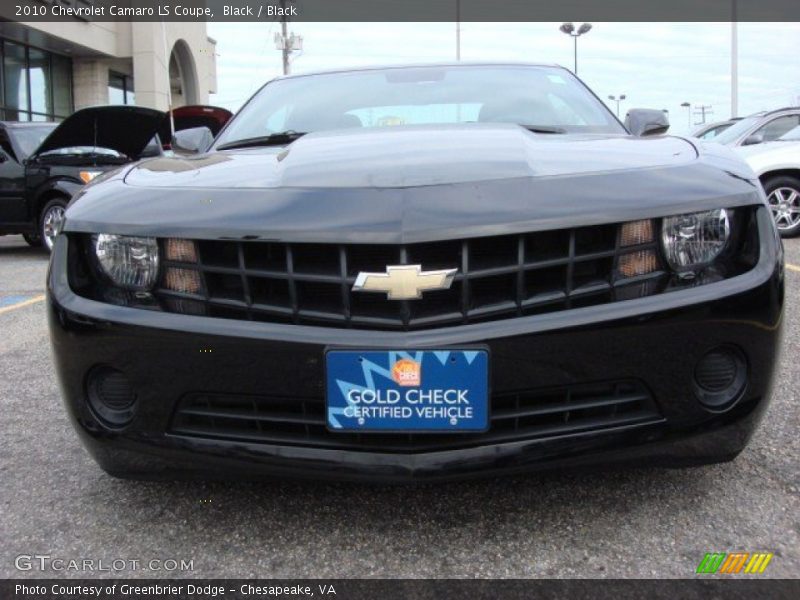Black / Black 2010 Chevrolet Camaro LS Coupe