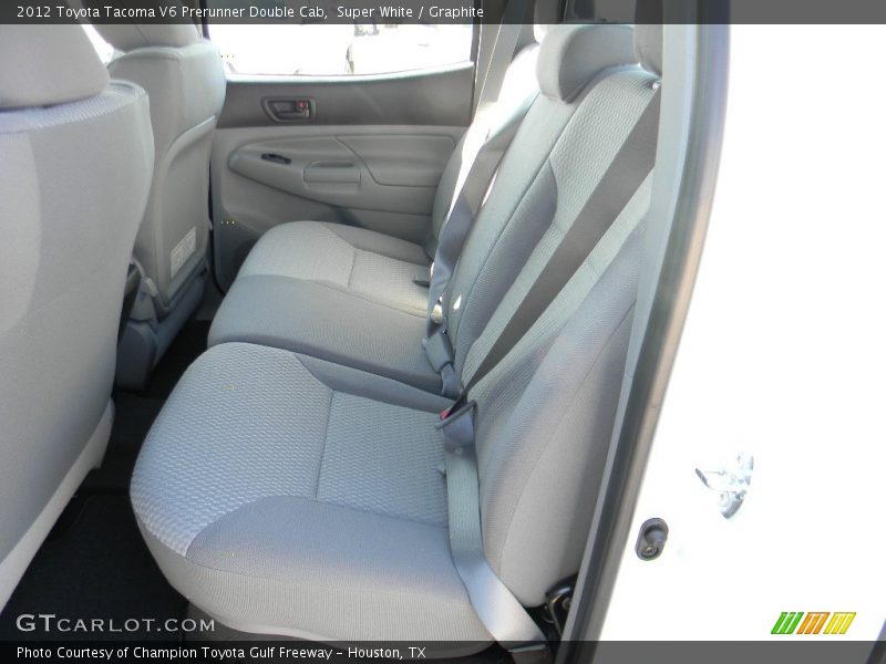 Super White / Graphite 2012 Toyota Tacoma V6 Prerunner Double Cab
