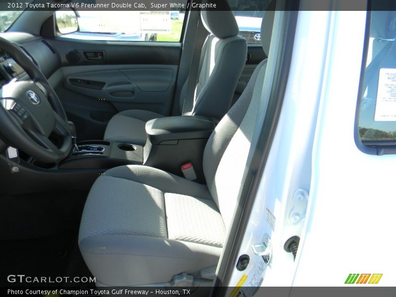 Super White / Graphite 2012 Toyota Tacoma V6 Prerunner Double Cab
