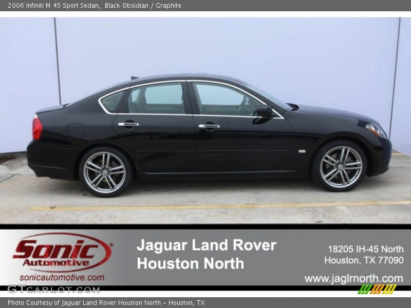 Black Obsidian / Graphite 2006 Infiniti M 45 Sport Sedan