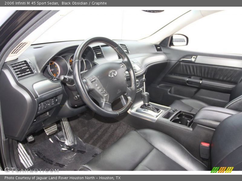 Black Obsidian / Graphite 2006 Infiniti M 45 Sport Sedan