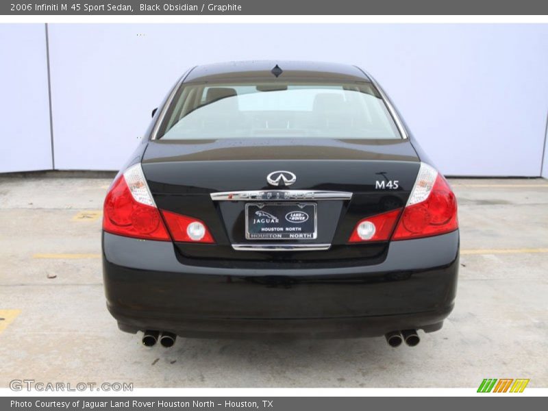 Black Obsidian / Graphite 2006 Infiniti M 45 Sport Sedan