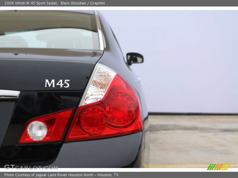 Black Obsidian / Graphite 2006 Infiniti M 45 Sport Sedan