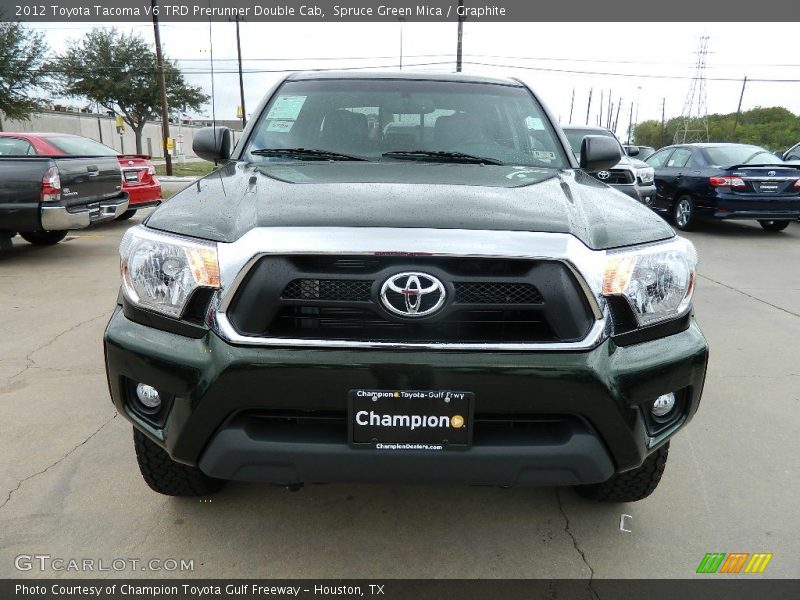 Spruce Green Mica / Graphite 2012 Toyota Tacoma V6 TRD Prerunner Double Cab