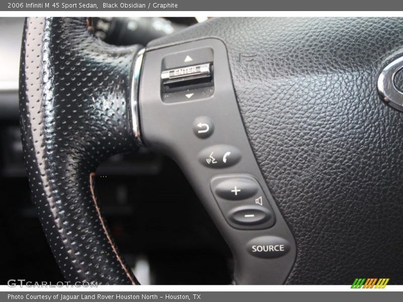 Black Obsidian / Graphite 2006 Infiniti M 45 Sport Sedan