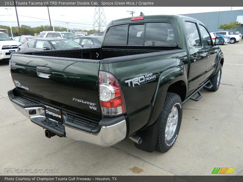 Spruce Green Mica / Graphite 2012 Toyota Tacoma V6 TRD Prerunner Double Cab