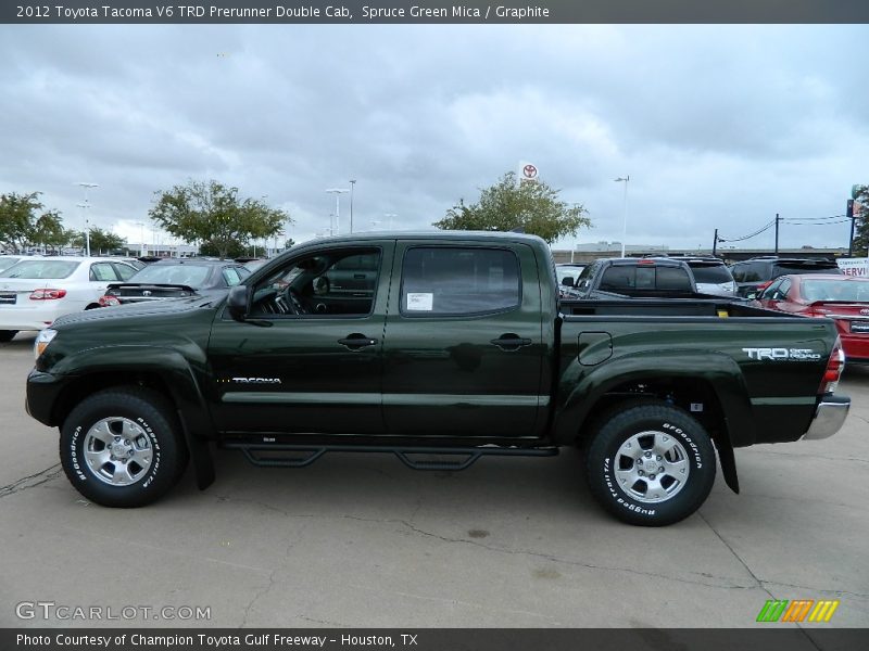 Spruce Green Mica / Graphite 2012 Toyota Tacoma V6 TRD Prerunner Double Cab