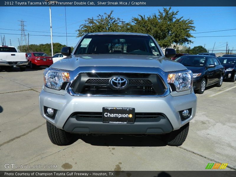 Silver Streak Mica / Graphite 2012 Toyota Tacoma V6 SR5 Prerunner Double Cab