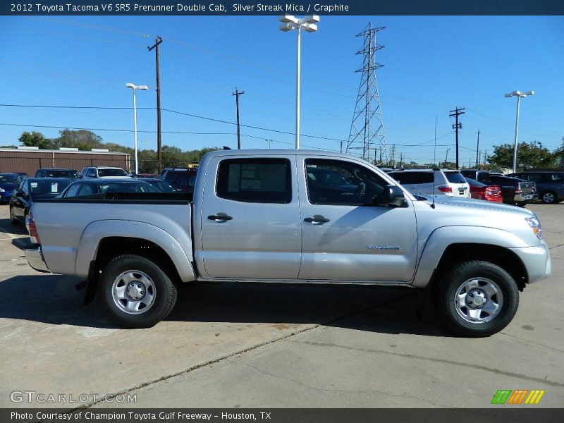 Silver Streak Mica / Graphite 2012 Toyota Tacoma V6 SR5 Prerunner Double Cab