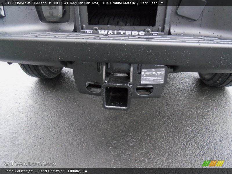 Blue Granite Metallic / Dark Titanium 2012 Chevrolet Silverado 3500HD WT Regular Cab 4x4