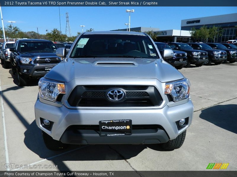 Silver Streak Mica / Graphite 2012 Toyota Tacoma V6 TRD Sport Prerunner Double Cab