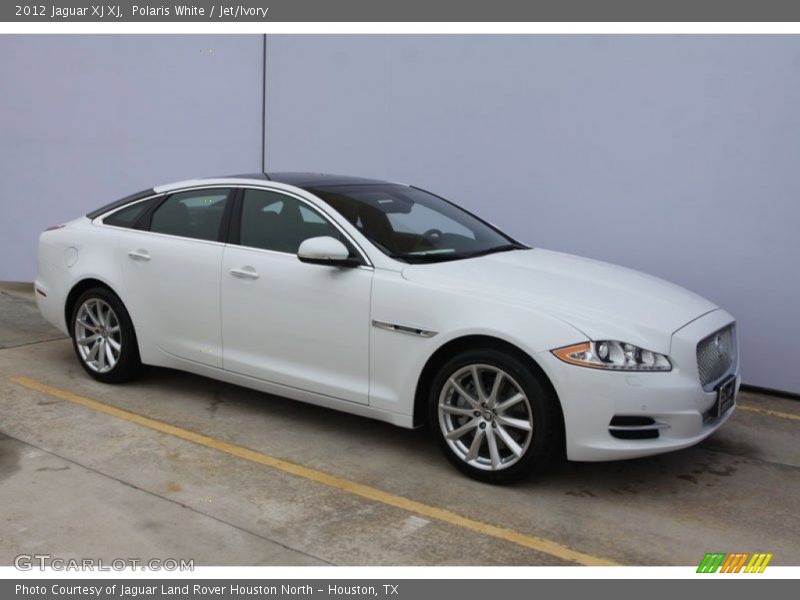 Polaris White / Jet/Ivory 2012 Jaguar XJ XJ