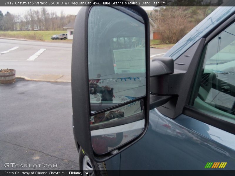 Blue Granite Metallic / Dark Titanium 2012 Chevrolet Silverado 3500HD WT Regular Cab 4x4
