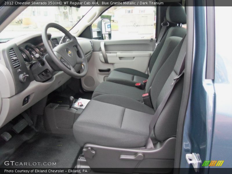  2012 Silverado 3500HD WT Regular Cab 4x4 Dark Titanium Interior