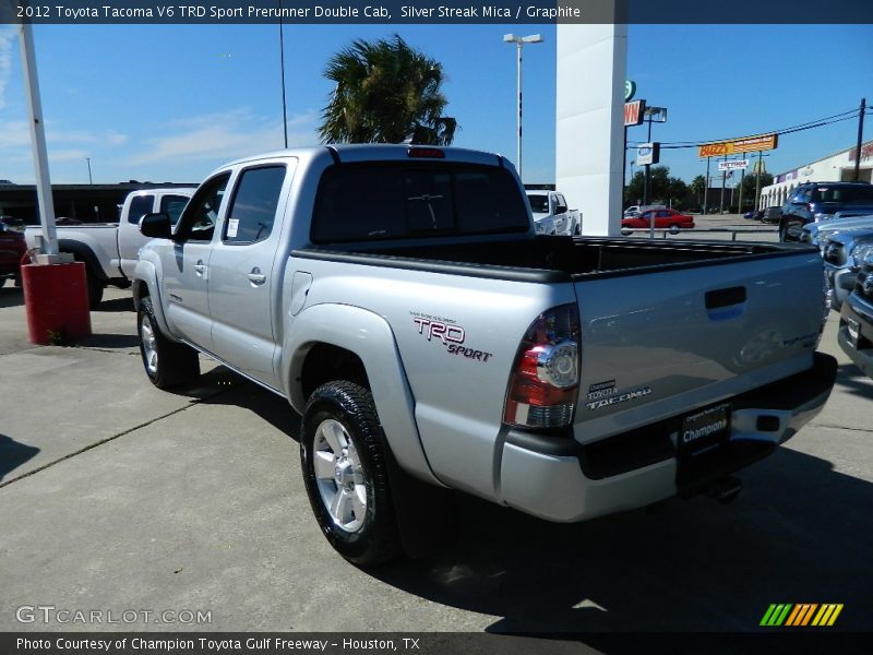 Silver Streak Mica / Graphite 2012 Toyota Tacoma V6 TRD Sport Prerunner Double Cab