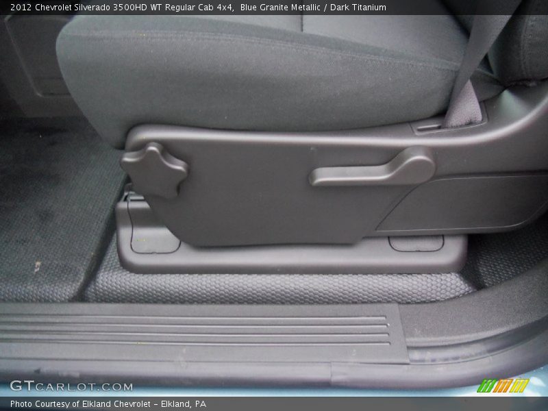 Blue Granite Metallic / Dark Titanium 2012 Chevrolet Silverado 3500HD WT Regular Cab 4x4