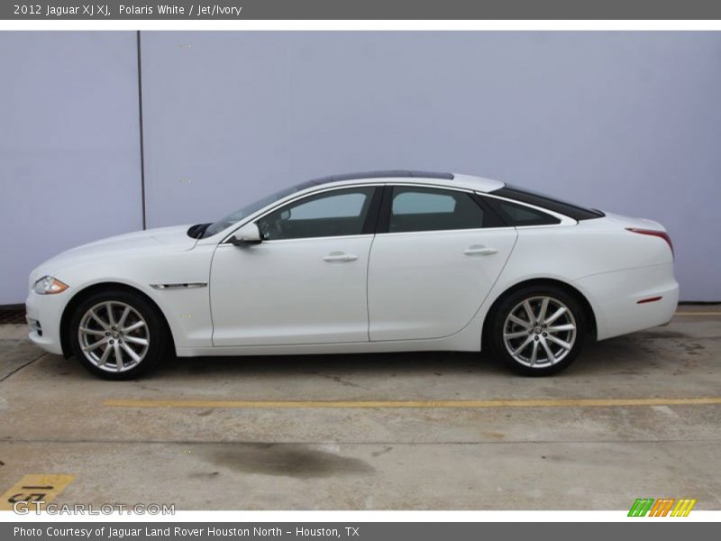 Polaris White / Jet/Ivory 2012 Jaguar XJ XJ