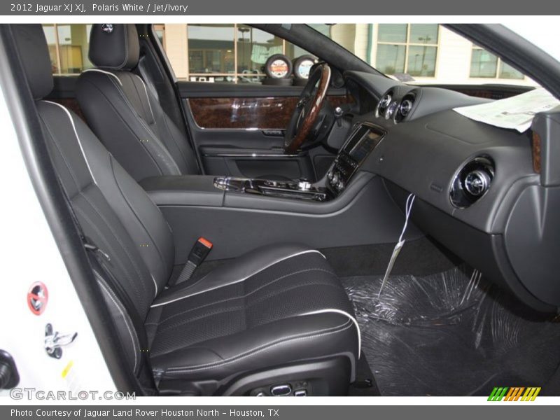 Polaris White / Jet/Ivory 2012 Jaguar XJ XJ