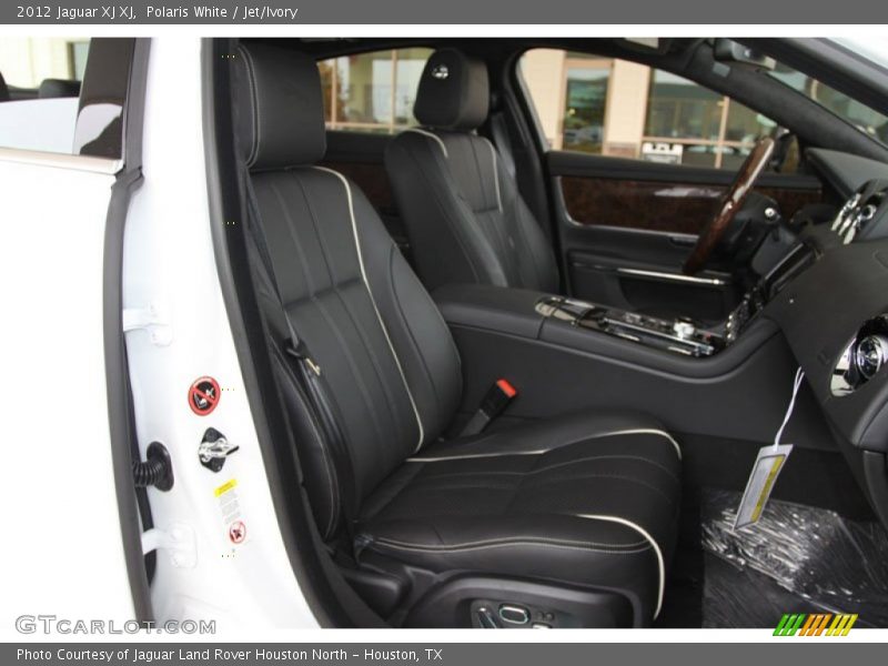 Polaris White / Jet/Ivory 2012 Jaguar XJ XJ