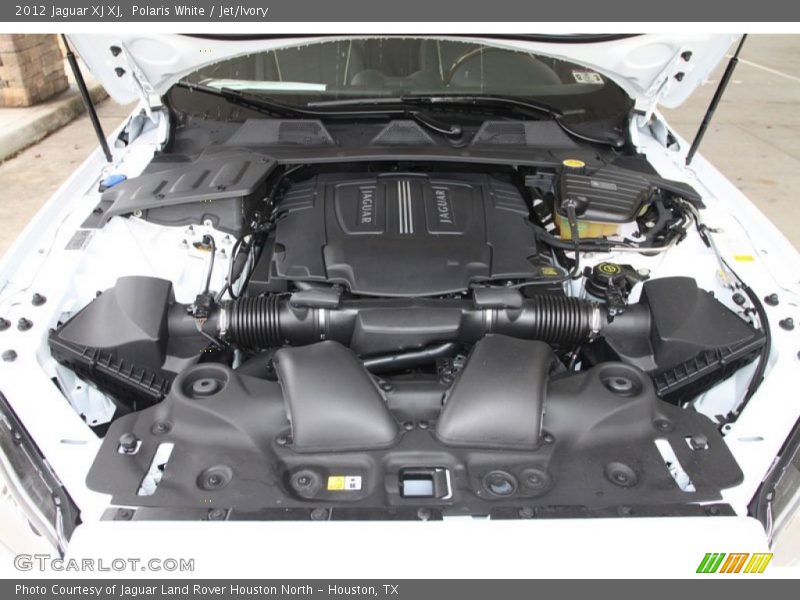 Polaris White / Jet/Ivory 2012 Jaguar XJ XJ