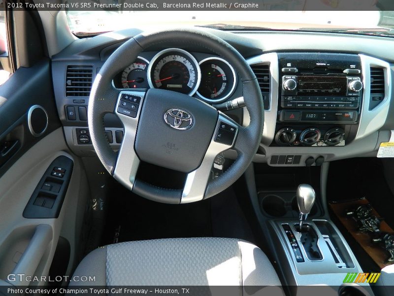 Barcelona Red Metallic / Graphite 2012 Toyota Tacoma V6 SR5 Prerunner Double Cab
