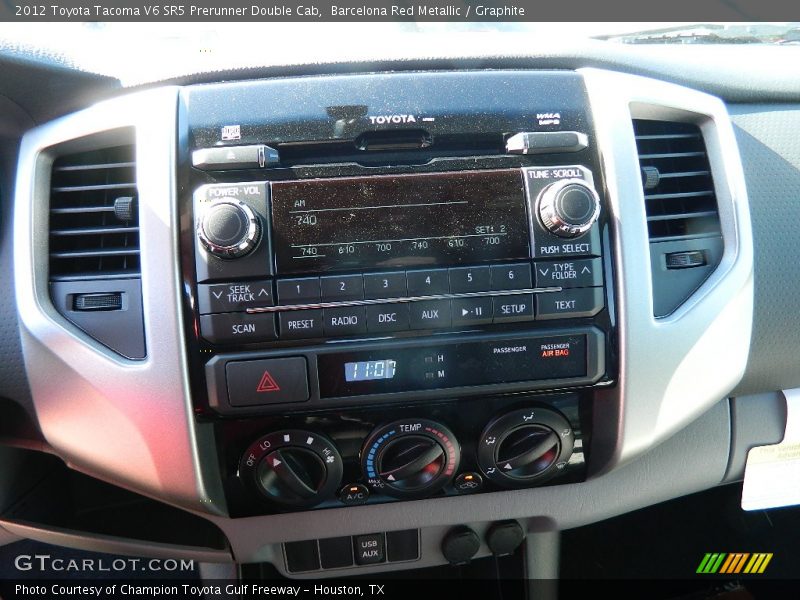 Barcelona Red Metallic / Graphite 2012 Toyota Tacoma V6 SR5 Prerunner Double Cab