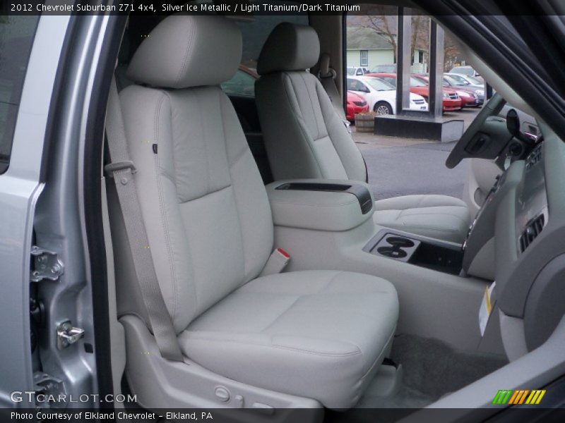 Silver Ice Metallic / Light Titanium/Dark Titanium 2012 Chevrolet Suburban Z71 4x4