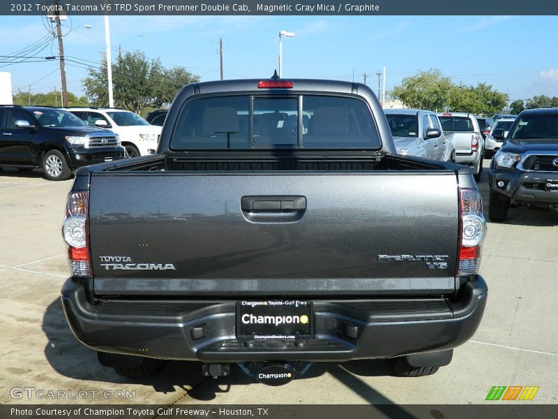 Magnetic Gray Mica / Graphite 2012 Toyota Tacoma V6 TRD Sport Prerunner Double Cab