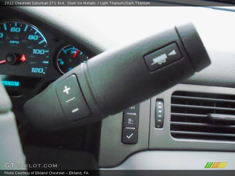 Silver Ice Metallic / Light Titanium/Dark Titanium 2012 Chevrolet Suburban Z71 4x4