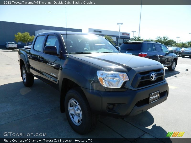 Black / Graphite 2012 Toyota Tacoma V6 Prerunner Double Cab