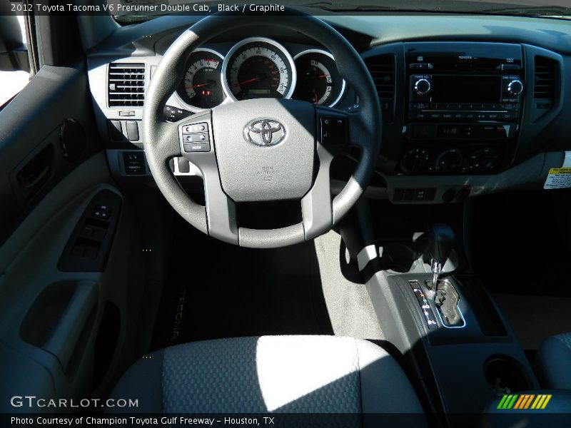 Black / Graphite 2012 Toyota Tacoma V6 Prerunner Double Cab